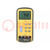 Meter: calibrator; RTD; R range: 10mΩ÷400Ω,1.5kΩ,3.2kΩ