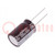 Capacitor: electrolytic; low ESR; THT; 330uF; 80VDC; Ø16x25mm; ±20%