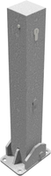 Modellbeispiel: Absperrpfosten -Bollard- 70 x 70 mm, umlegbar (Art. 4715uz)