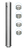 Modellbeispiel: Absperrpfosten -Acero Quick Turn-, Ø 102 mm (Art. 32206)