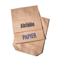 DEISS Papiersack braun Aufdruck: ABFÄLLE, Format: 55x85 cm