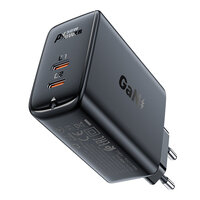 1_Acefast A29 PD50W GaN (USB-C + USB-C) Dual-Port-Ladegerät schwarz
