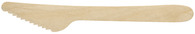 Einweg-Messer Pure Holz; 16.5 cm (L); natur; 100 Stk/Pck