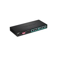 TRENDnet Switch 8-port Gbit PoE+ long range 200m 65W Metal