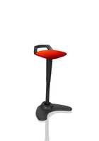 Dynamic KCUP1205 saddle chair Padded seat Red Fabric, Foam Black Metal Metal, Plastic 1 pc(s)