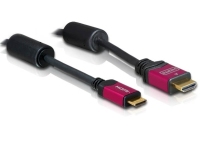 DeLOCK HDMI Mini Cable - 5.0m kabel HDMI 5 m HDMI Typu A (Standard) HDMI Type C (Mini) Czarny