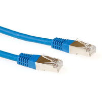 ACT 1m Cat6a SSTP netwerkkabel Blauw S/FTP (S-STP)