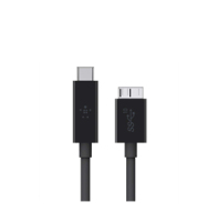 Belkin F2CU031BT1M-BLK cable USB 0,91 m USB 3.2 Gen 2 (3.1 Gen 2) USB C Micro-USB B Negro