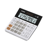 Casio MH-12-WE calculadora Escritorio Calculadora básica Negro, Blanco