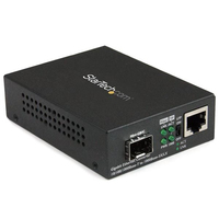 StarTech.com Convertitore multimediale Gigabit Ethernet a Fibra con slot SFP aperto 10/100/1000
