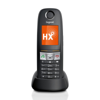 Gigaset E630HX Vezeték nélküli telefon Hívóazonosító Fekete