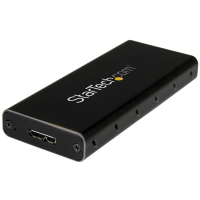 StarTech.com USB 3.1 (10Gbit/s) mSATA Festplattengehäuse - Aluminium