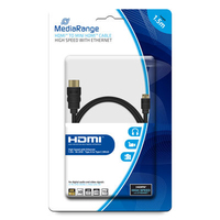 MediaRange MRCS165 kabel HDMI 1,5 m HDMI Typu A (Standard) HDMI Type C (Mini) Czarny