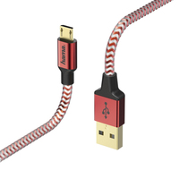 Hama 00178288 kabel USB 1,5 m USB 2.0 USB A Micro-USB B Czerwony