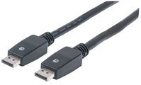 Manhattan 4K@60Hz DisplayPort-Kabel, DisplayPort-Stecker auf DisplayPort-Stecker, 10 m, schwarz