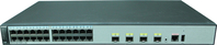 Huawei S5720-28P-PWR-LI-AC hálózati kapcsoló Vezérelt Gigabit Ethernet (10/100/1000) Ethernet-áramellátás (PoE) támogatása 1U Fekete, Szürke