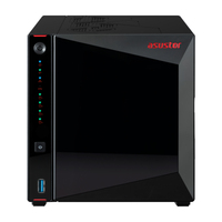 Asustor AS5404T NAS/storage server Ethernet LAN Black N5105