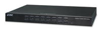 PLANET 16-Port Combo IP KVM Switch: commutateur écran, clavier et souris Grille de montage Noir