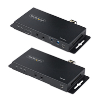 StarTech.com Juego Extensor de HDMI 4K por Fibra - 4K a 60Hz hasta 1km (Monomodo) o 330m (Multimodo) - Fibra Óptica LC - HDR - HDCP - Alargador de Audio/RS232/IR - Receptor Tran...