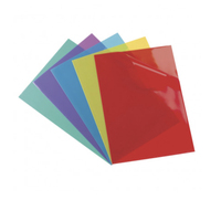 Oxford 100206665 fichier PVC Bleu, Vert, Violet, Rouge, Jaune A4