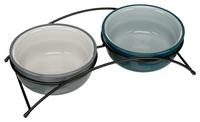 TRIXIE Bowl Set, ceramic/metal Hund