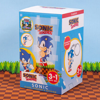 Fizz Creations Sonic Glass, Coaster & Keyring Set Transparent