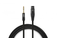 Warm Audio PREM-XLRF-TRSM-6 audio kabel 1,8 m 6.35mm TRS XLR Zwart