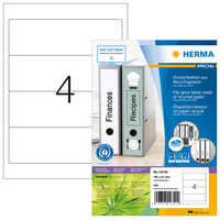 HERMA 10740 printeretiket Wit Zelfklevend printerlabel