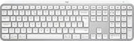 Logitech MX Keys S teclado RF Wireless + Bluetooth QWERTY Internacional de EE.UU. Aluminio, Blanco