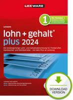 Lexware lohn+gehalt plus 2024 Boekhouding 1 licentie(s)