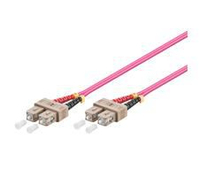 Microconnect FIB222001-4 InfiniBand/fibre optic cable 1 m SC OM4 Violet