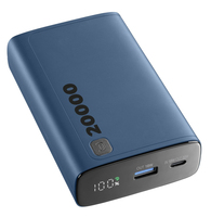 Cellularline 8018080484629 Ión de litio 20000 mAh Azul