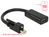 DeLOCK 62640 video cable adapter 0.25 m Mini DisplayPort HDMI Black