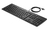 HP USB Business Slim Keyboard toetsenbord Zwart