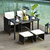 Outsunny 863-009BK outdoor furniture set