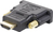 Renkforce RF-4233372 tussenstuk voor kabels HDMI DVI Zwart