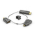 PureLink IQ-AR100 tussenstuk voor kabels DisplayPort + Mini DisplayPort + USB Type-C 3 x HDMI Zwart, Goud