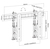 Equip 37"-70" Pop-Out Video Wall Mount Bracket