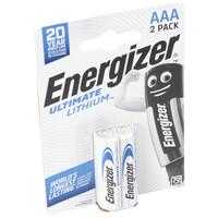 Energizer L92 Lithium Batterie AAA, FR03, 1,5 Volt 1260mAh 2er Blister