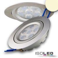 Article picture 1 - LED recessed spotlight :: silver :: 15W :: 72° :: round :: warm white :: dimmable