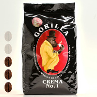 Gorilla Espresso Crema No.1 ganze Bohnen 1kg eine hochwertige Komposition