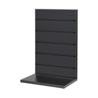 „FlexiSlot” asztali display Black Frame | antracitszürke, hasonló mint RAL 7016