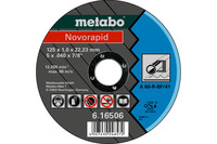 Metabo 616506000 Novorapid 125x1,0x22,23 Stahl