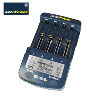 AccuPower Li-ion / Ni-MH / Ni-Cd batterij lader IQ328 + Toon / ontlaadfunctie