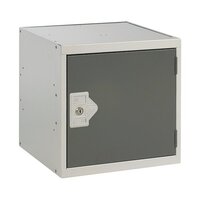 One Compartment Cube Locker D380mm Dark Grey Door MC00093