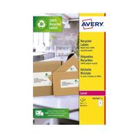 Avery Recycled Filing Label Lever Arch File 192x38mm 7 Per A4 S(Pack 105 Labels)