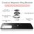 NALIA Ring Cover compatible with Samsung Galaxy S20 Ultra Case, Silicone Bumper with 360-Degree Rotating Finger Holder for Magnetic Car Mount, Protective Kickstand Rugged Mobile...