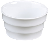 Mini-Porzellan Marlow; 160ml, 9x5 cm (ØxH); weiß; rund; 6 Stk/Pck