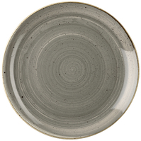 Teller flach Stonecast Peppercorn Coupe; 28.8 cm (Ø); grau/braun; rund; 12