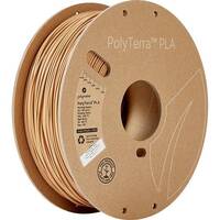 Polymaker 70976 PolyTerra 3D nyomtatószál PLA műanyag alacsonyabb műanyag tartalom 1.75 mm 1000 g Fa-barna (selyemmatt) 1 db